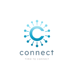 OCS DIGI SPACE digital marketing company logo with connected network design and tagline “Time to Connect.”